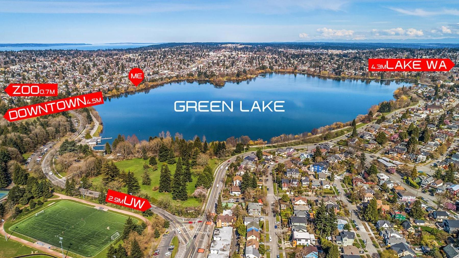 Green Lake 1St Line Home D Full Modern Remodeled Seattle Exteriér fotografie